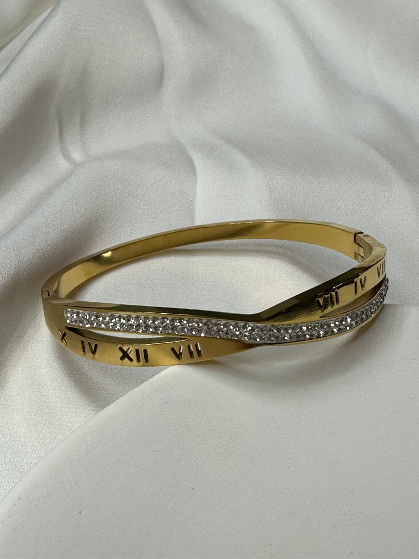 Armband Roman Elegance – aus Edelstahl, 18 Karat vergoldet